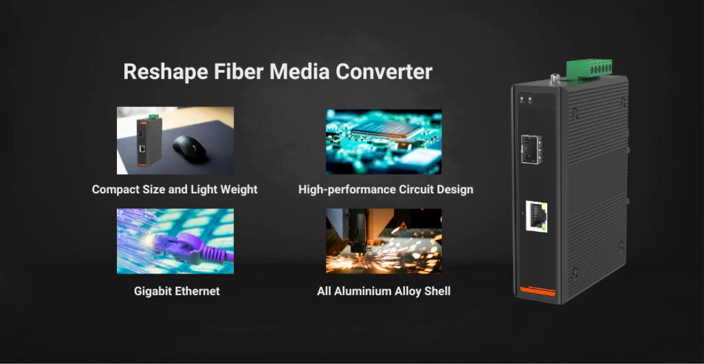 Industrial Gigabit Ethernet Media Converter