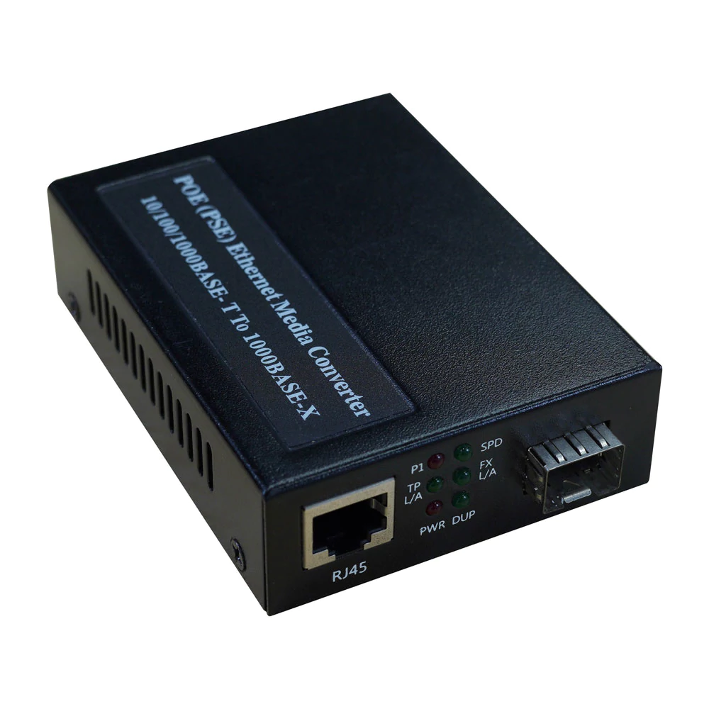 Gigabit POE Media Converter