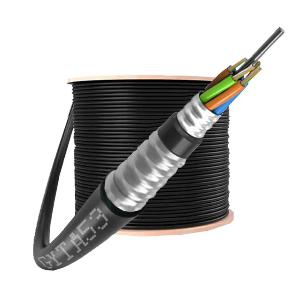 4-core outdoor armored optical cable